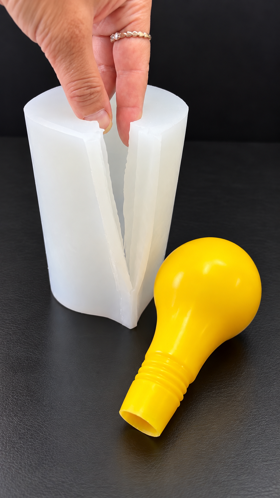 3D silicone light bulb mold