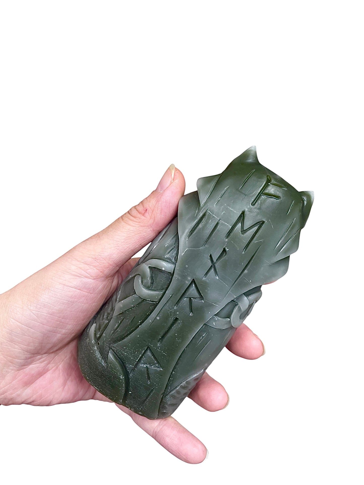 5” Silicone Fenrir wolf statue Mold - 3D wolf mold for candle soap resin