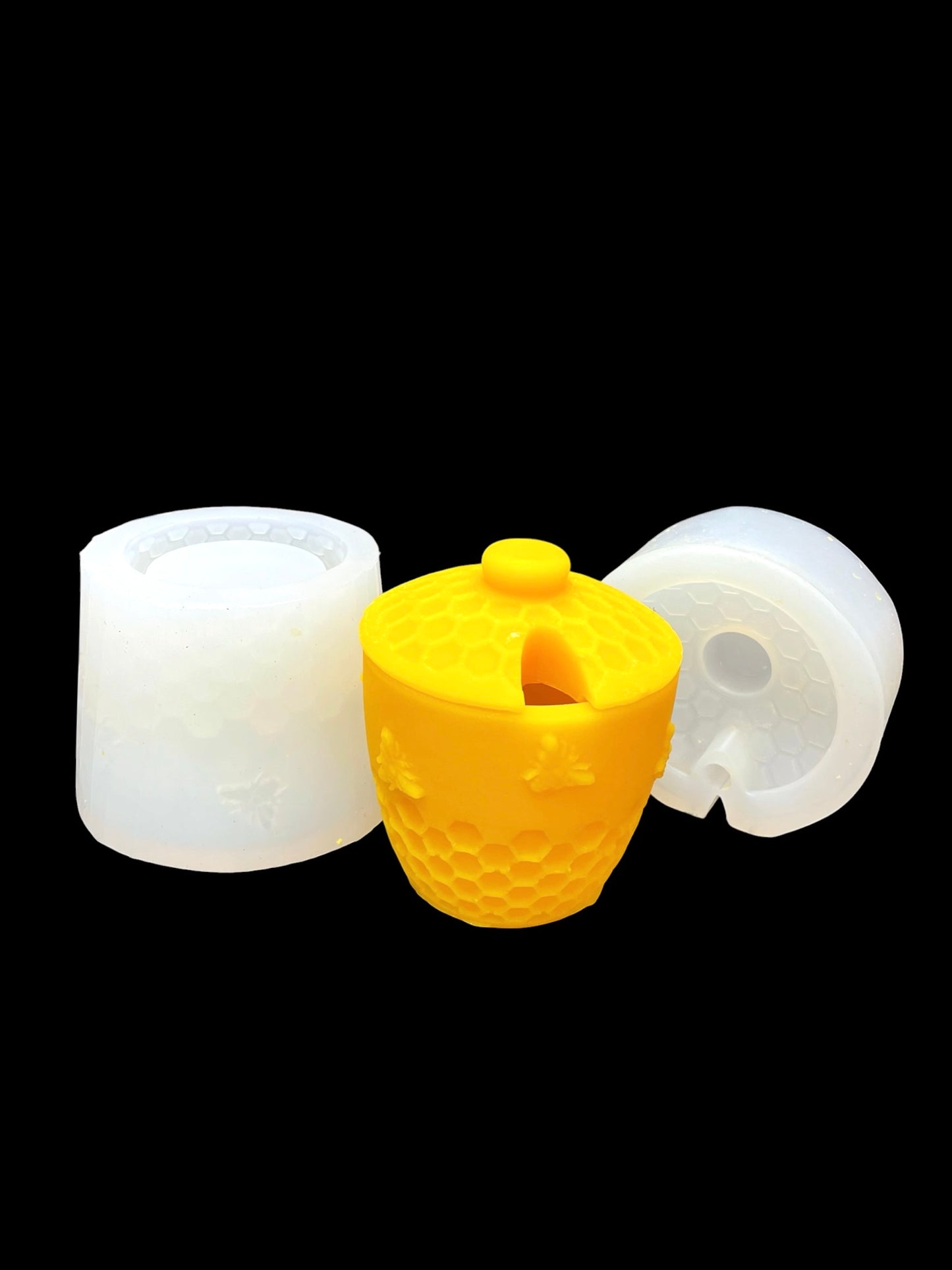 Silicone honey pot molds