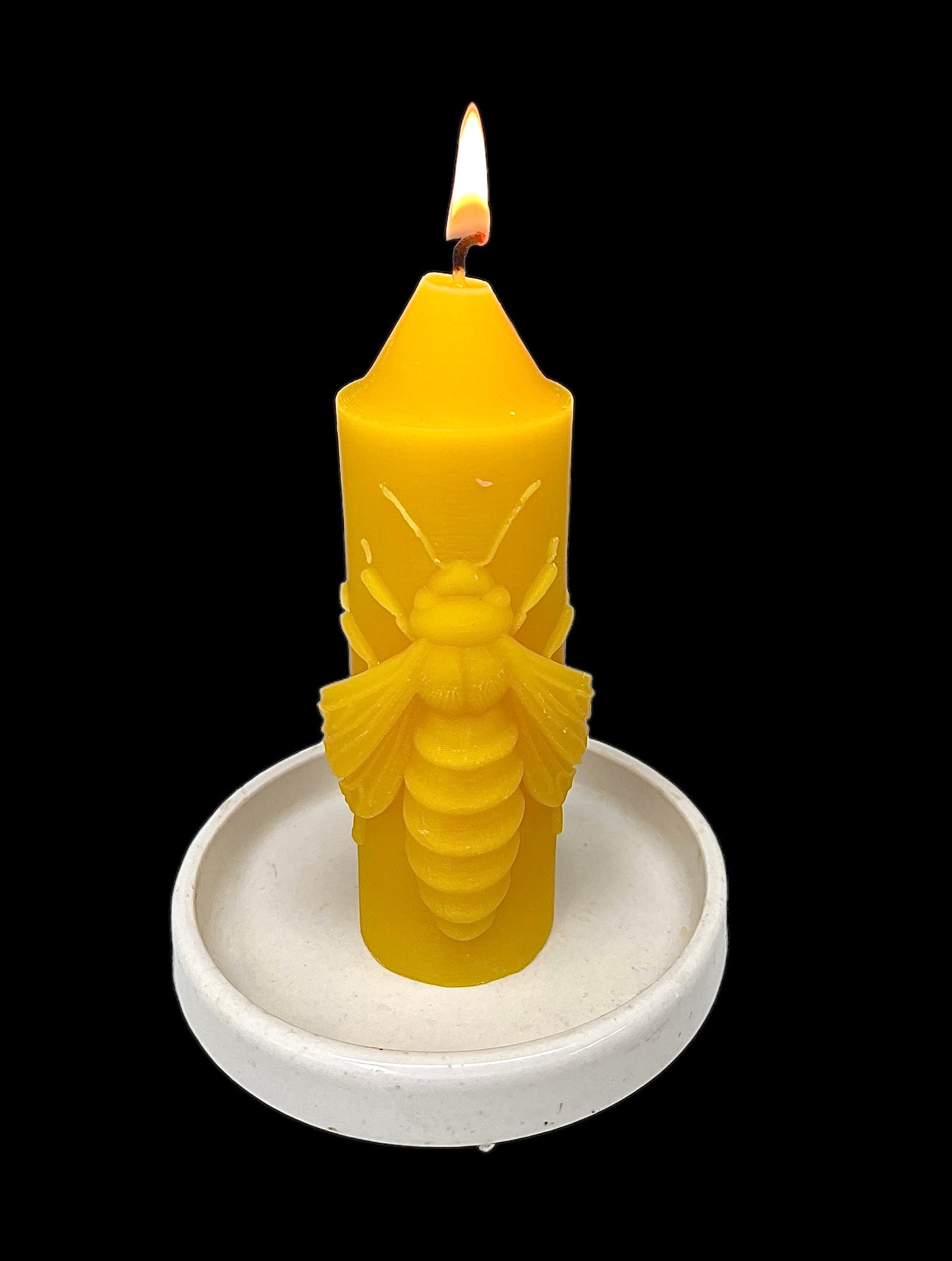 Silicone queen bee pillar candle mold