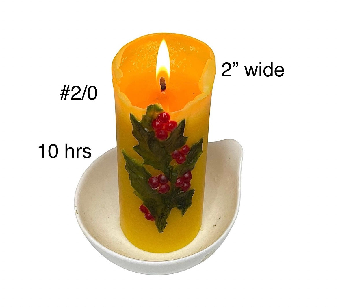 square braid candle wick spool #5/0 #2/0 #1/0 #2 #5 - cotton wick - no lead