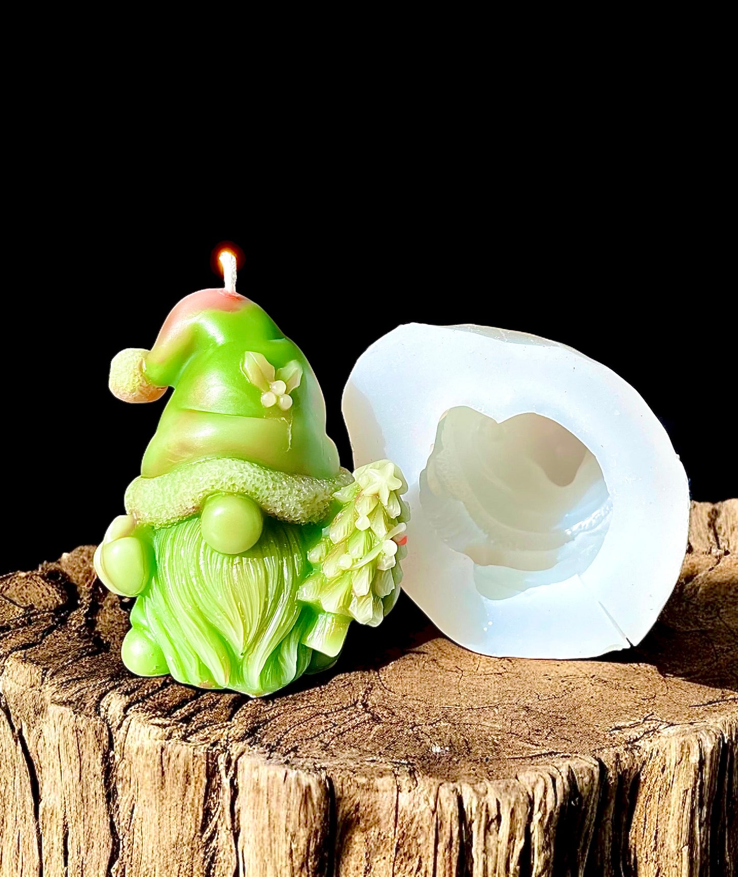 3.5” cute Gnome mold