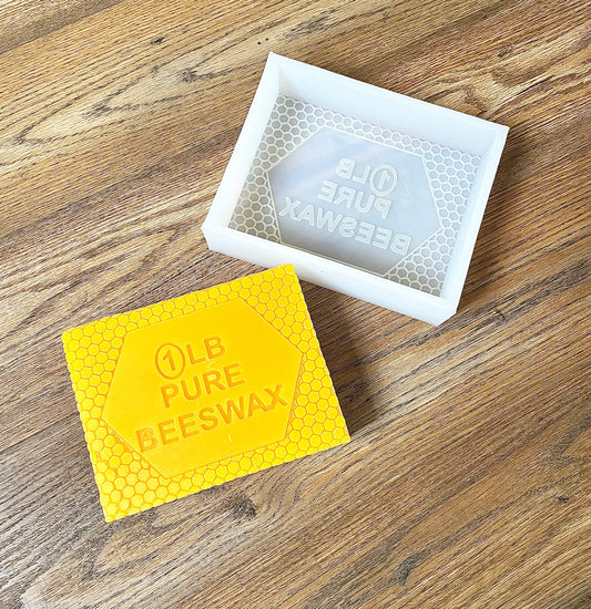 1 lb beeswax block mold