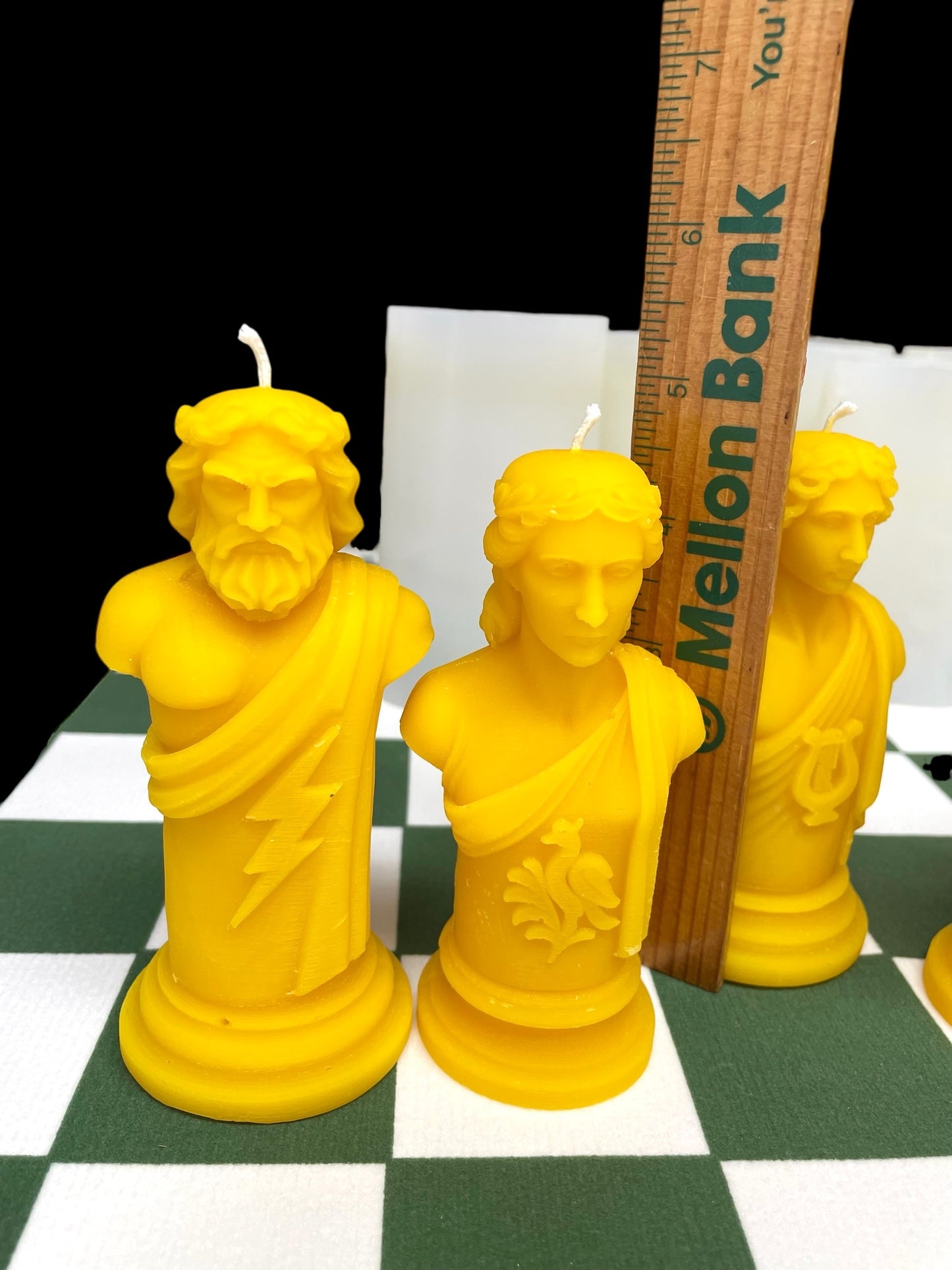Silicone mold for mythological chess piece
