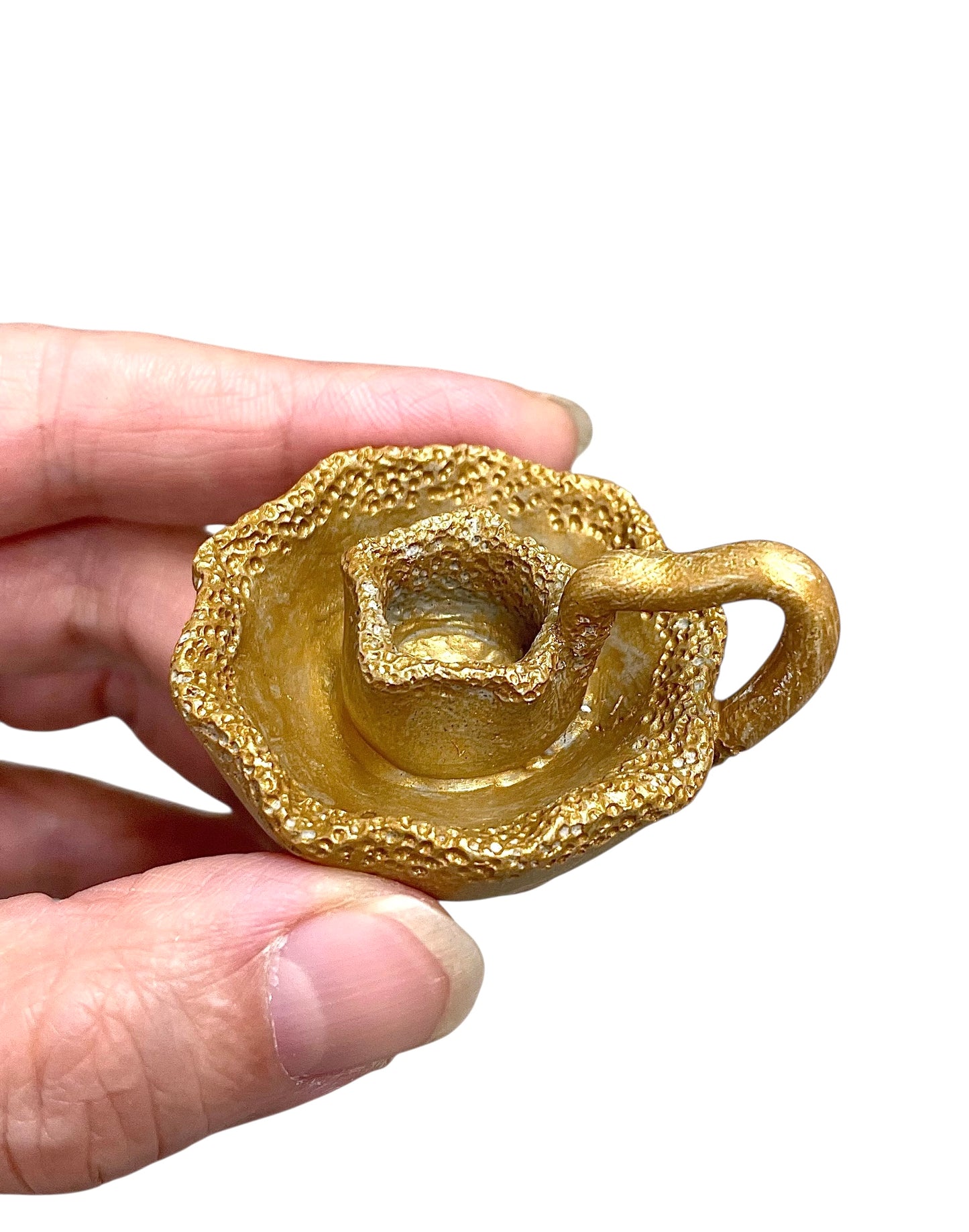 Silicone mold for 0.5” small taper candle holder