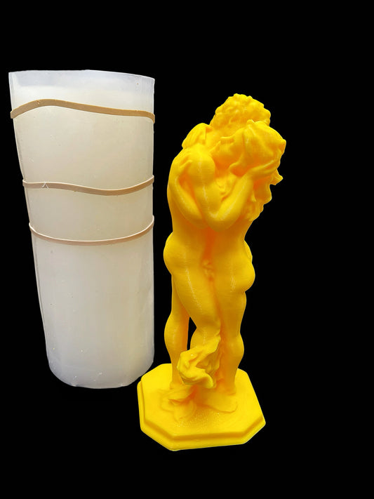 Silicone lover embrace mold - 3D figure mold