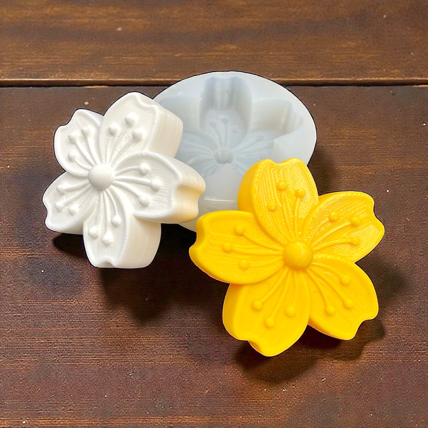 Silicone cherry blossom mold 2.75”