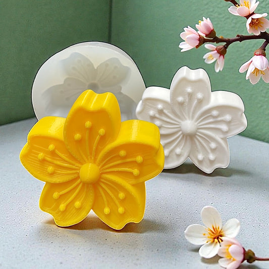 Silicone cherry blossom mold 2.75”