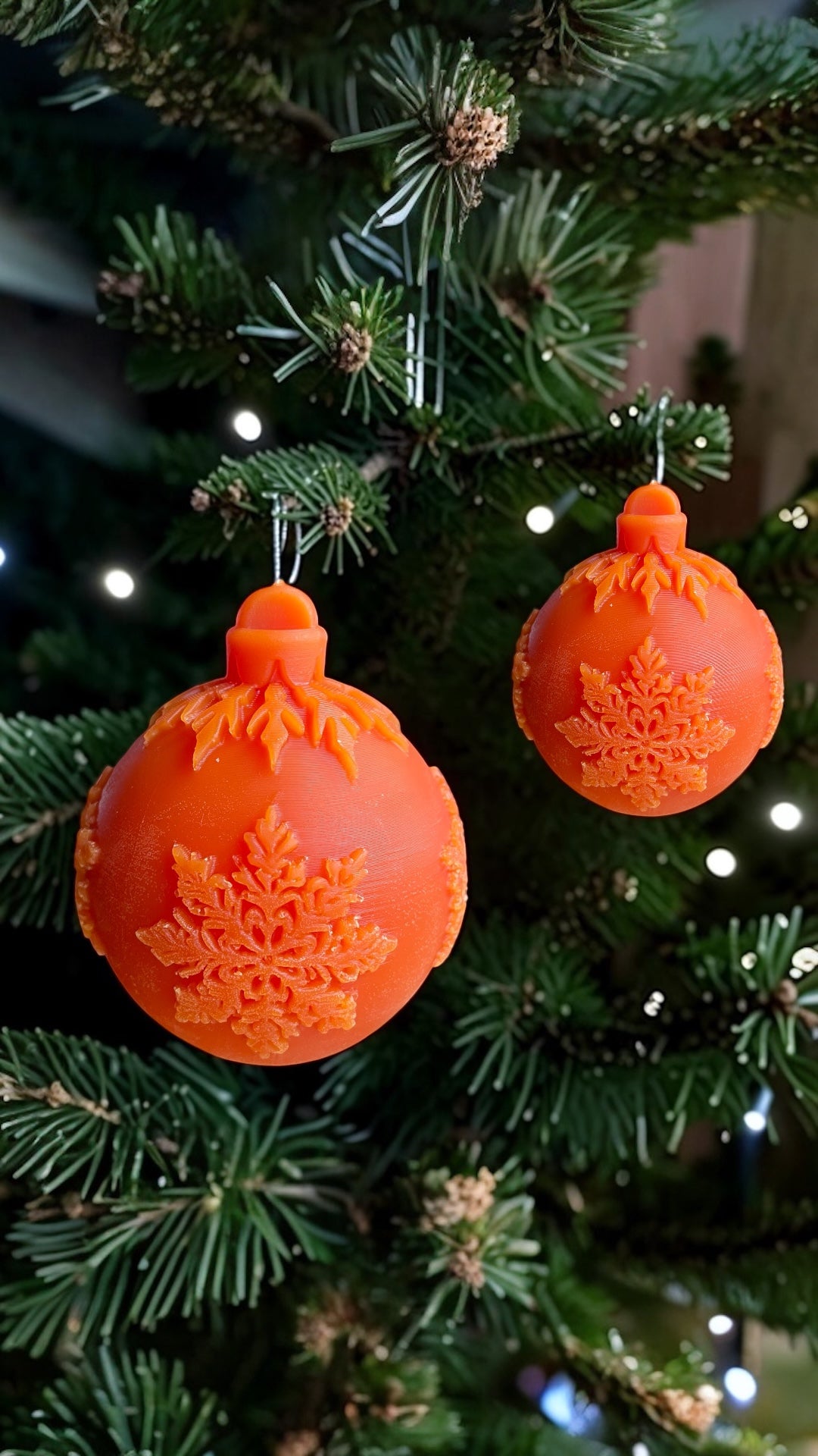 3D Snowflake ornament mold for candle soap resin