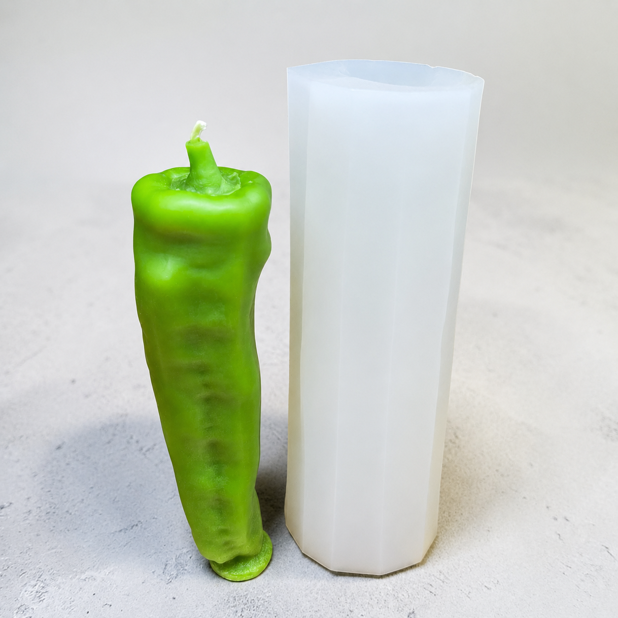 3D realistic pepper mold