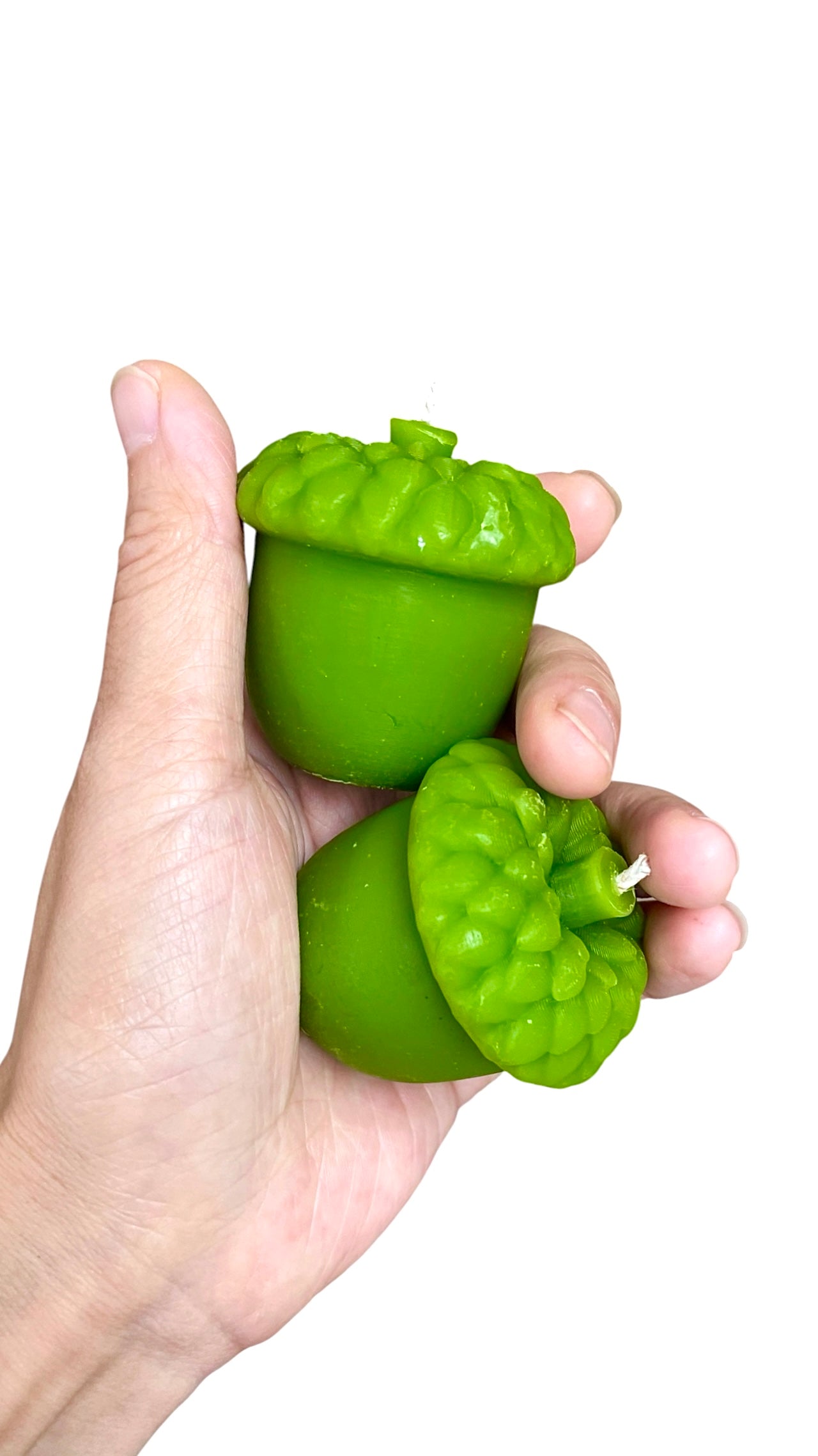 3D silicone acorn mold for candle soap resin chocolate