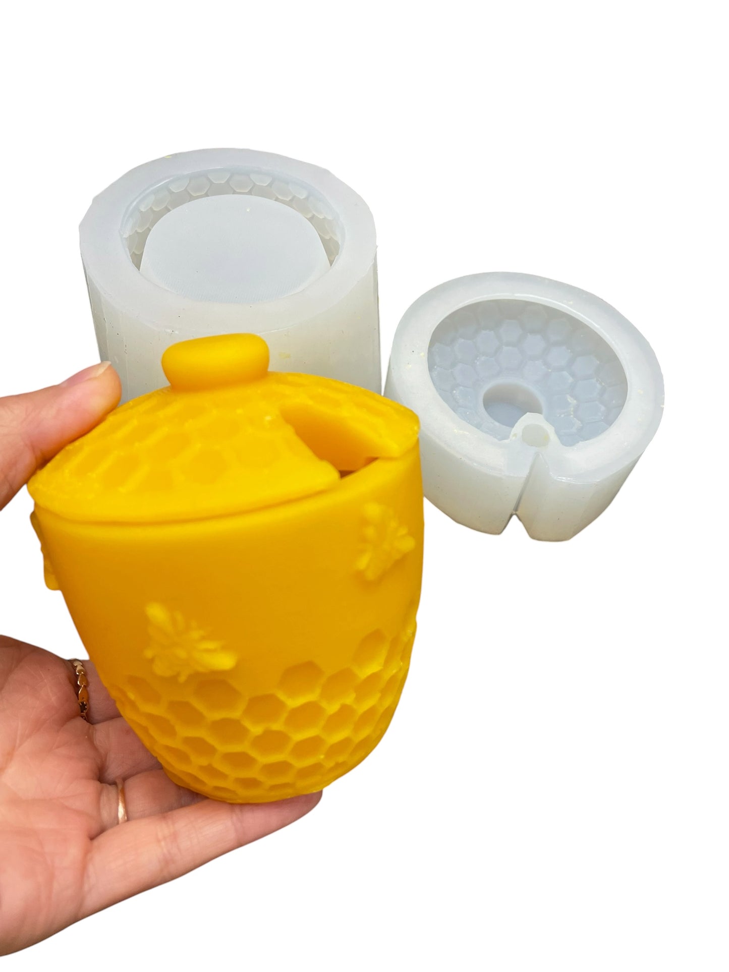 Silicone honey pot molds