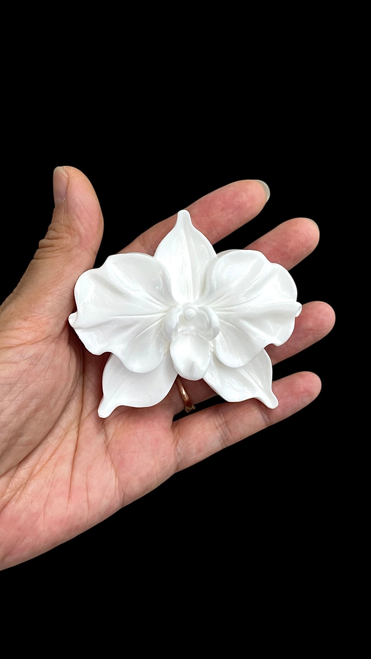 Silicone Orchard flower mold - 2 cavities