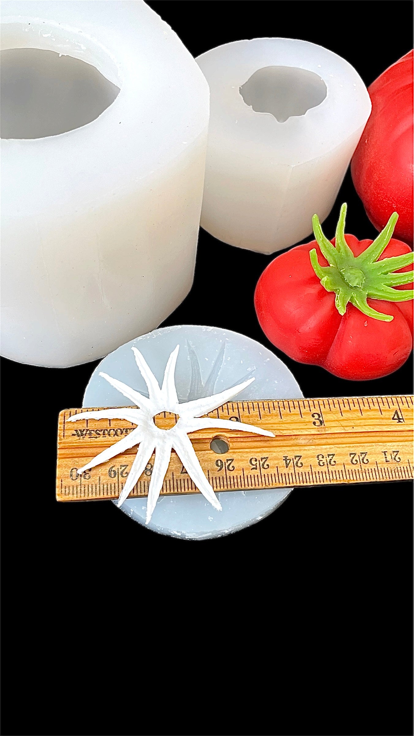 Realistic 3D tomato mold