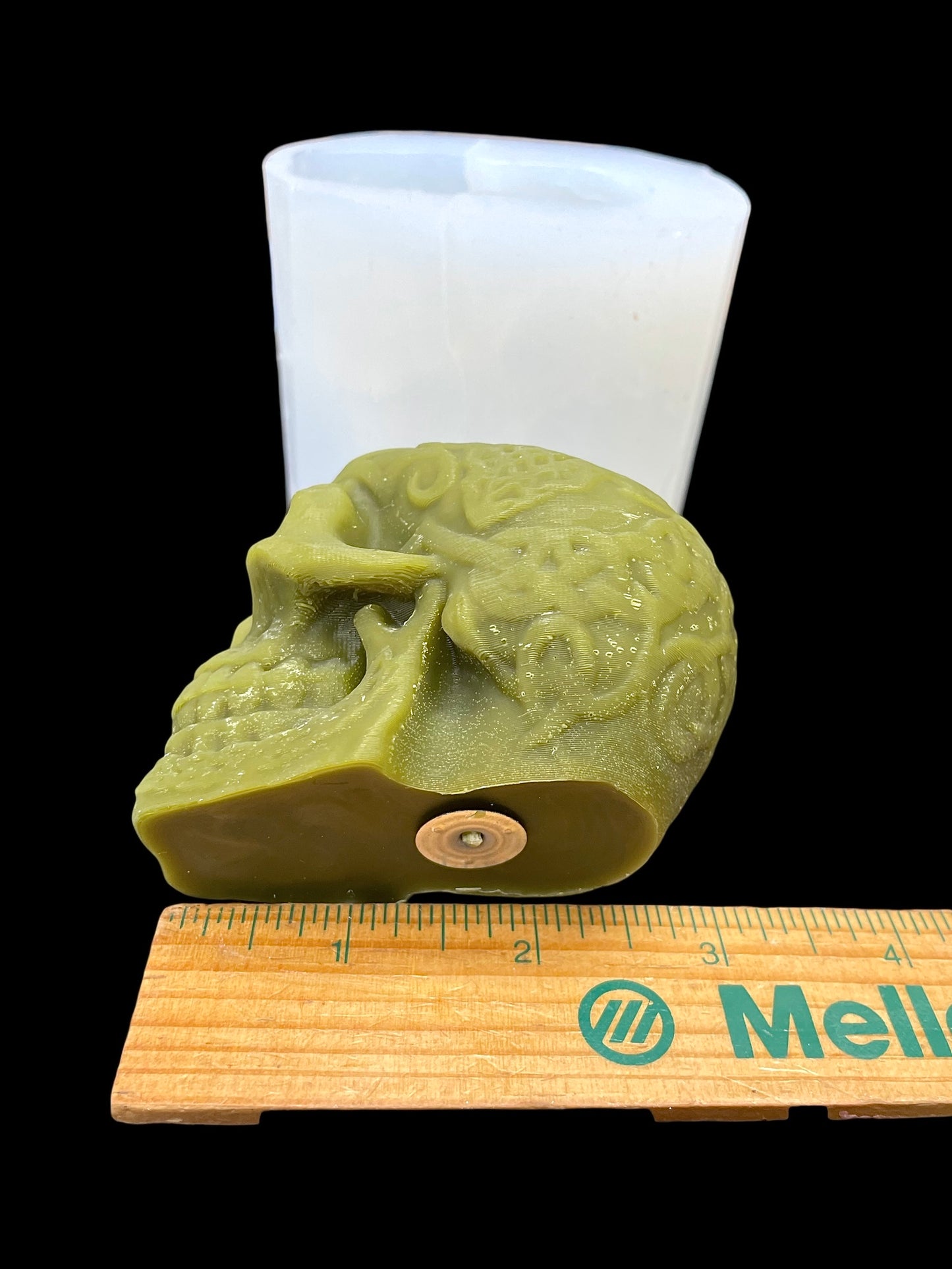 3D Celtic skull head mold