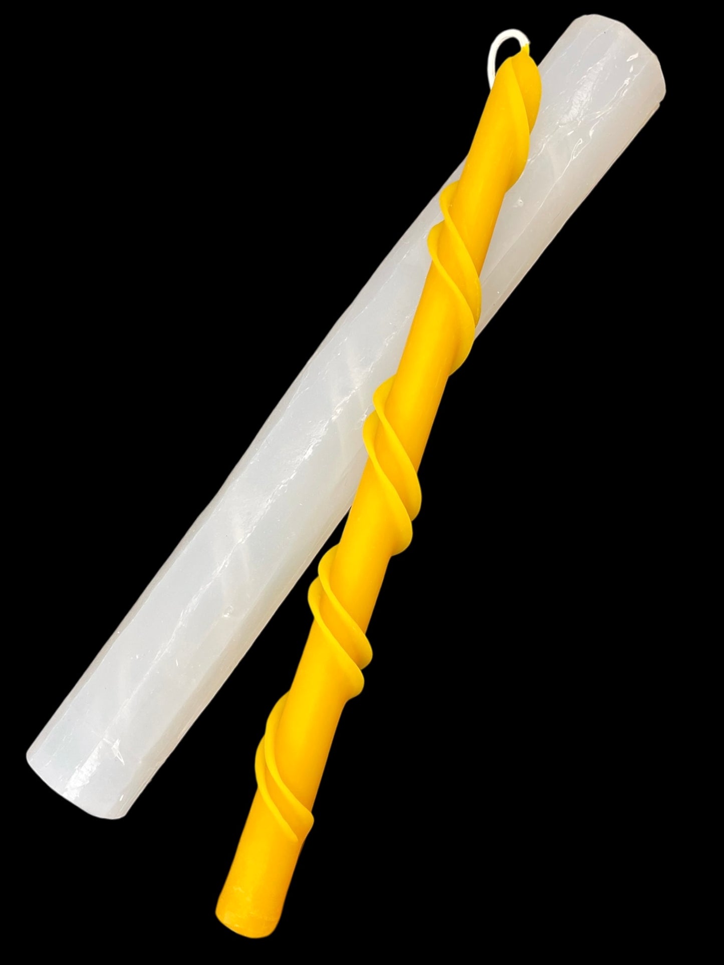 12” spiral taper candle mold