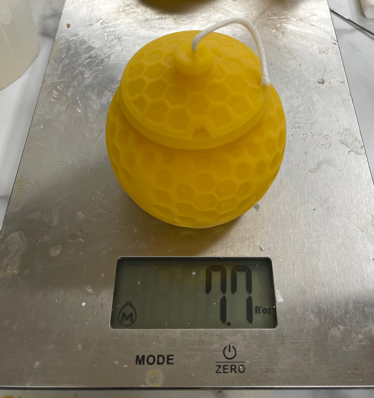 Silicone honey pot candle mold 3 1/4”