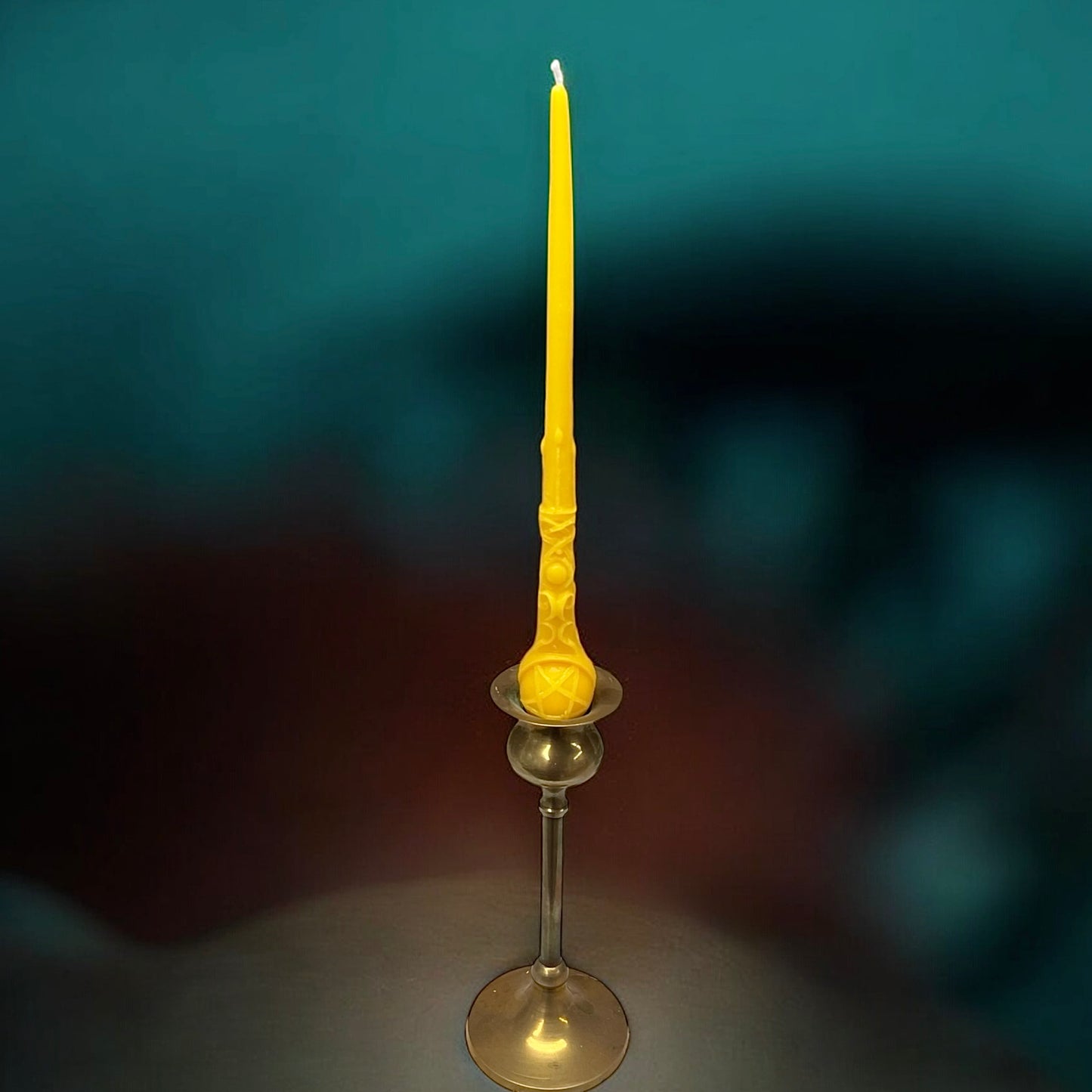 Silicone wizard witch magic wand mold for candle resin
