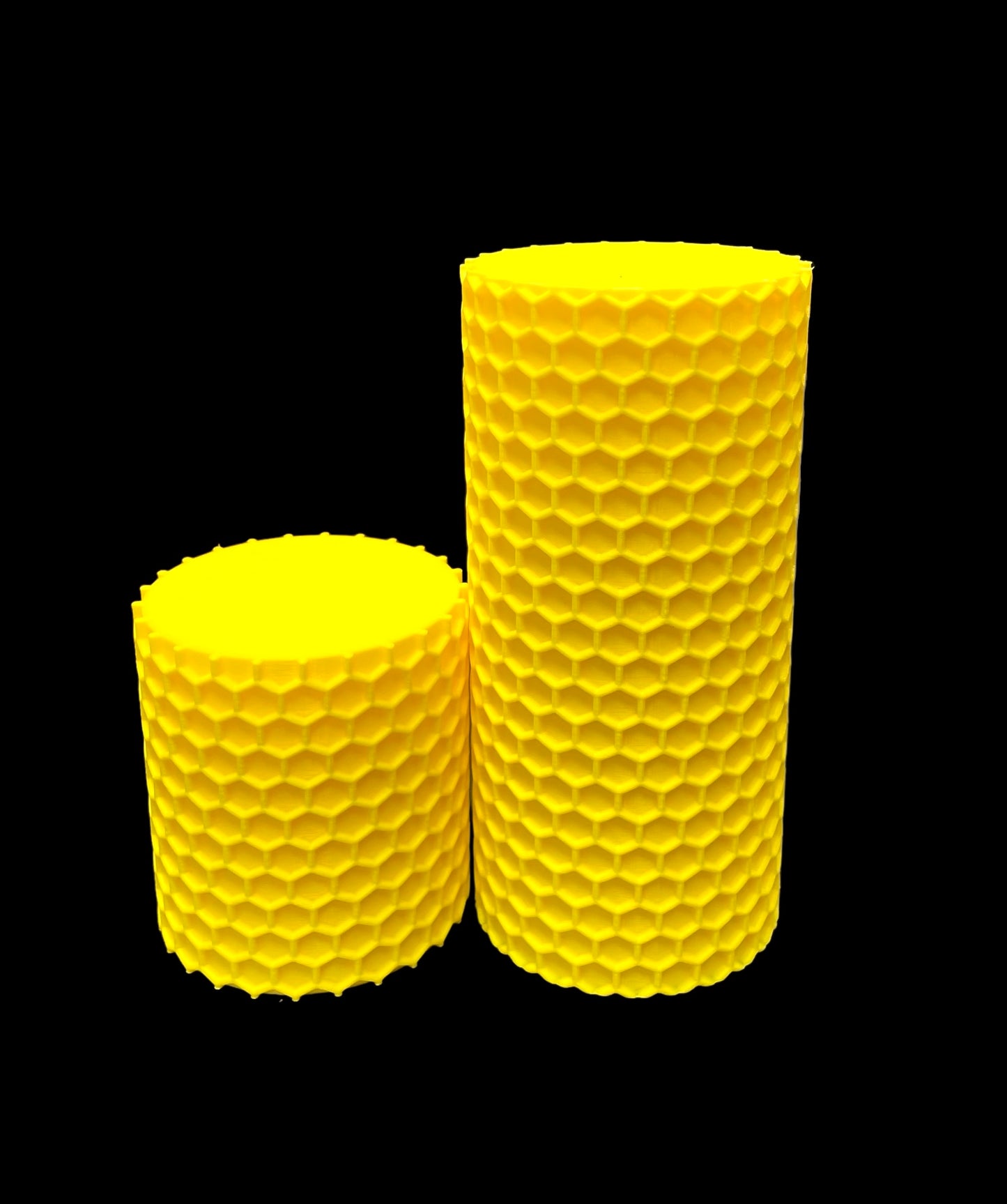 Silicone honeycomb pillar candle Mold - soap resin mold - 3'' wide