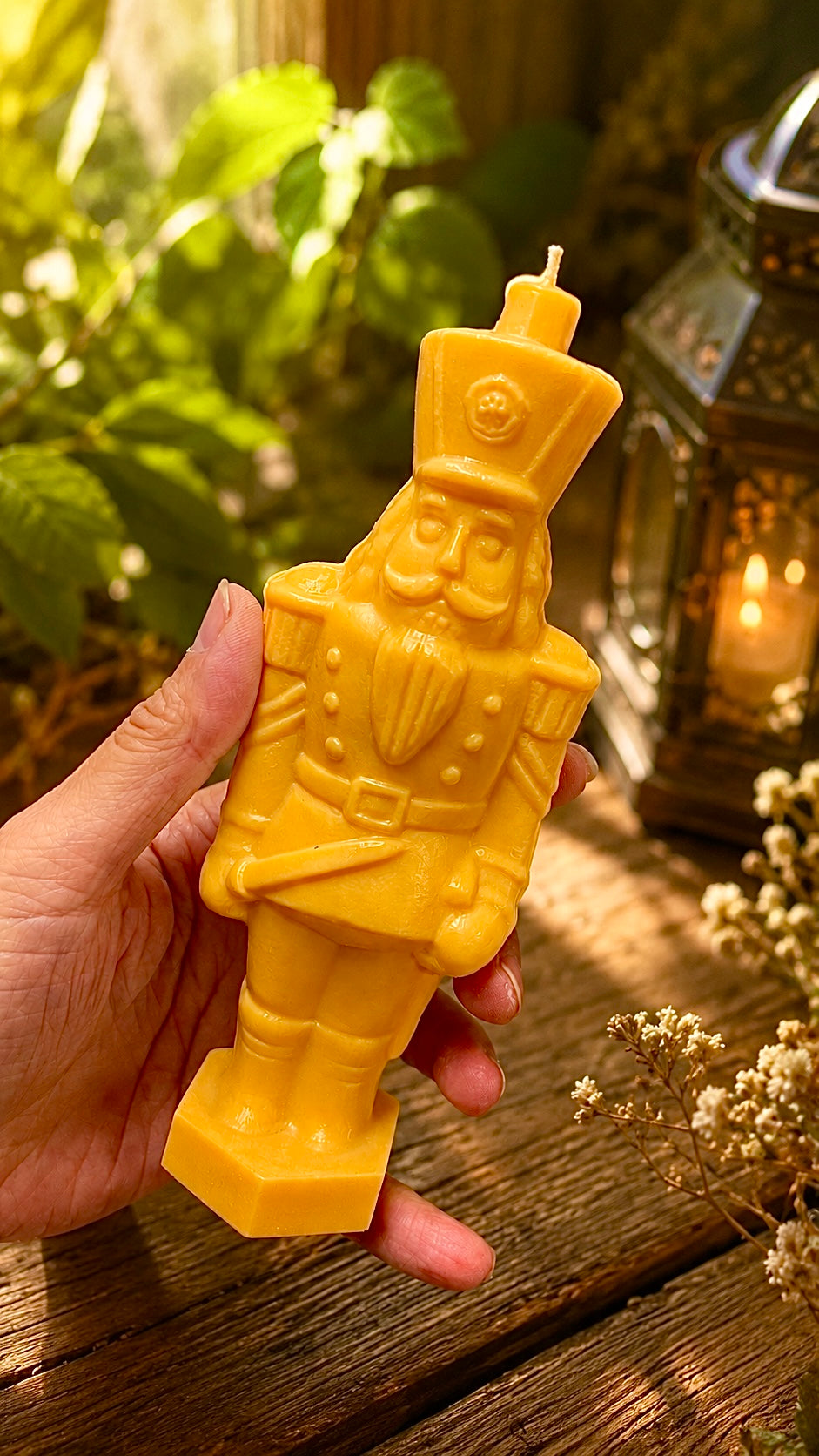 6” 3D nutcracker mold for candle soap resin ornament