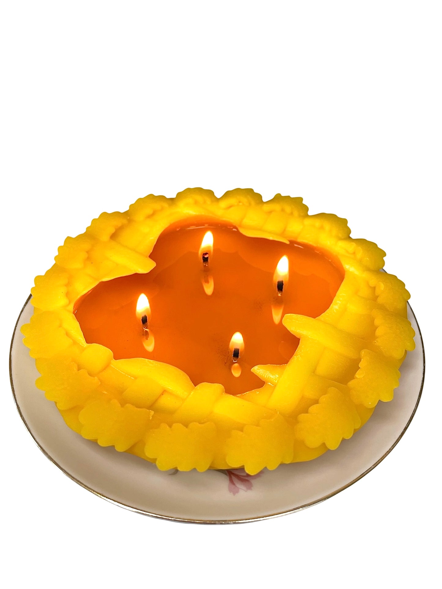 Pure Beeswax cherry pie candle