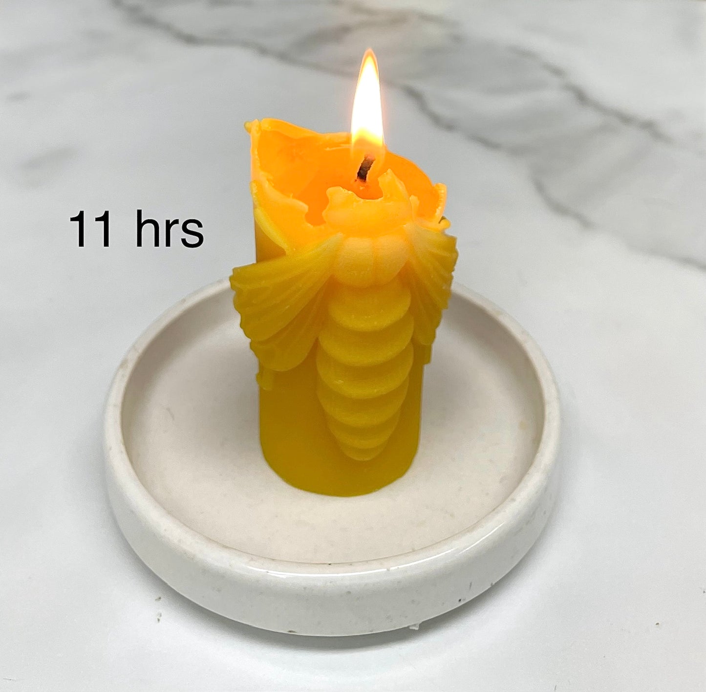 Silicone queen bee pillar candle mold