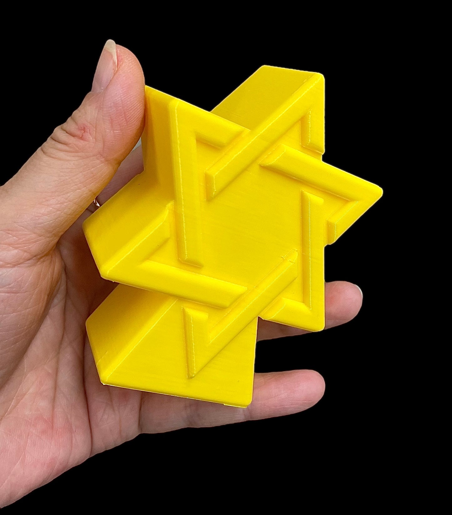 3D Silicone star of David candle Soap Mold - resin mold - 3.5”