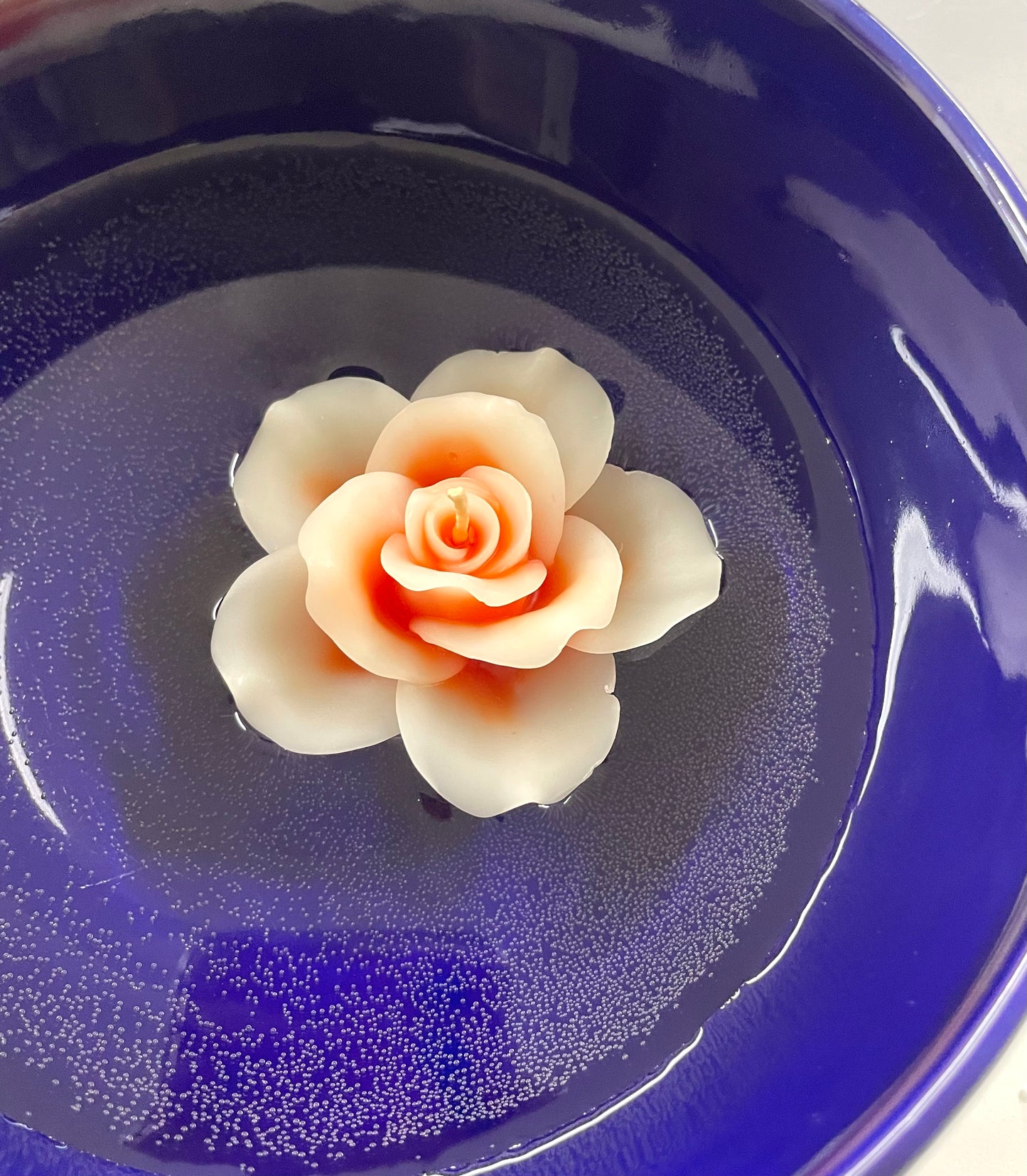 3D rose flower mold - floating candle mold - flower soap resin mold - 2.6”