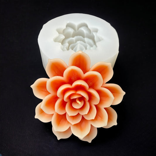 3D floating lotus flower mold 3.5”