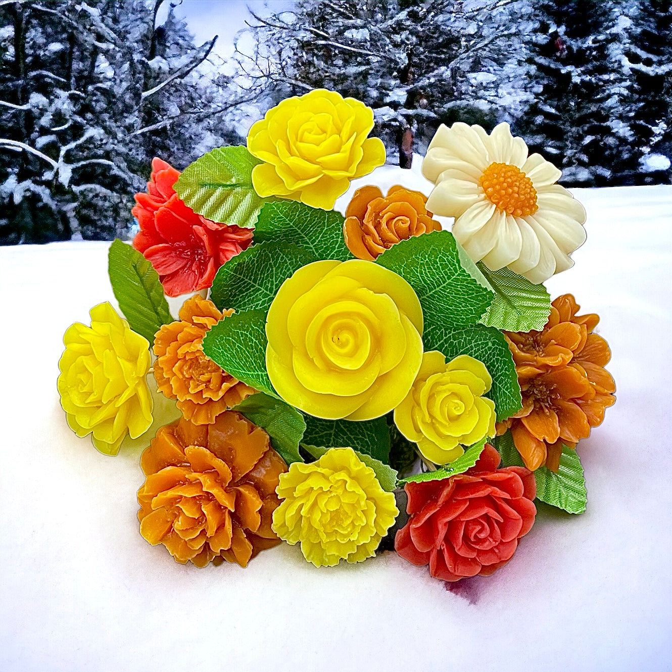 Beeswax flower bouquet- Mother’s Day gift - Valentine anniversary birthday