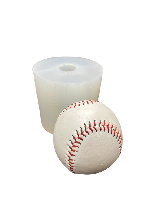3D silicone baseball mold for candle / soap/ resin / bath bombs