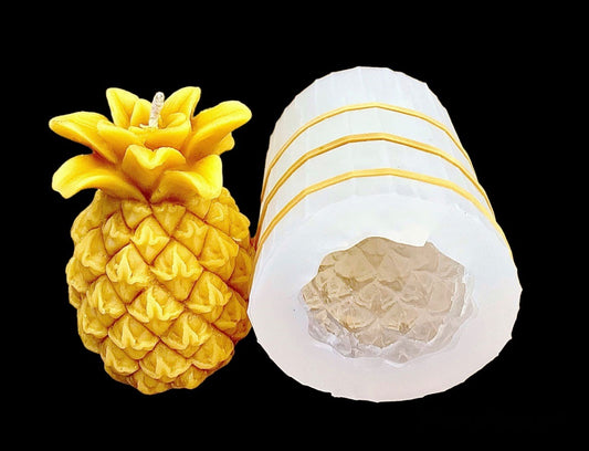 3D silicone pineapple mold - Pineapple candle soap Mold - silicone pillar candle mold - silicone fruit mold - food grade