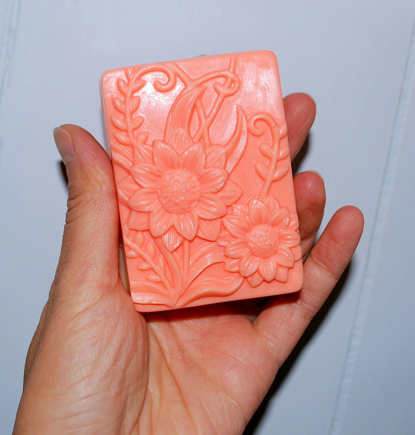 10 Silicone flower soap candle molds - single cavity