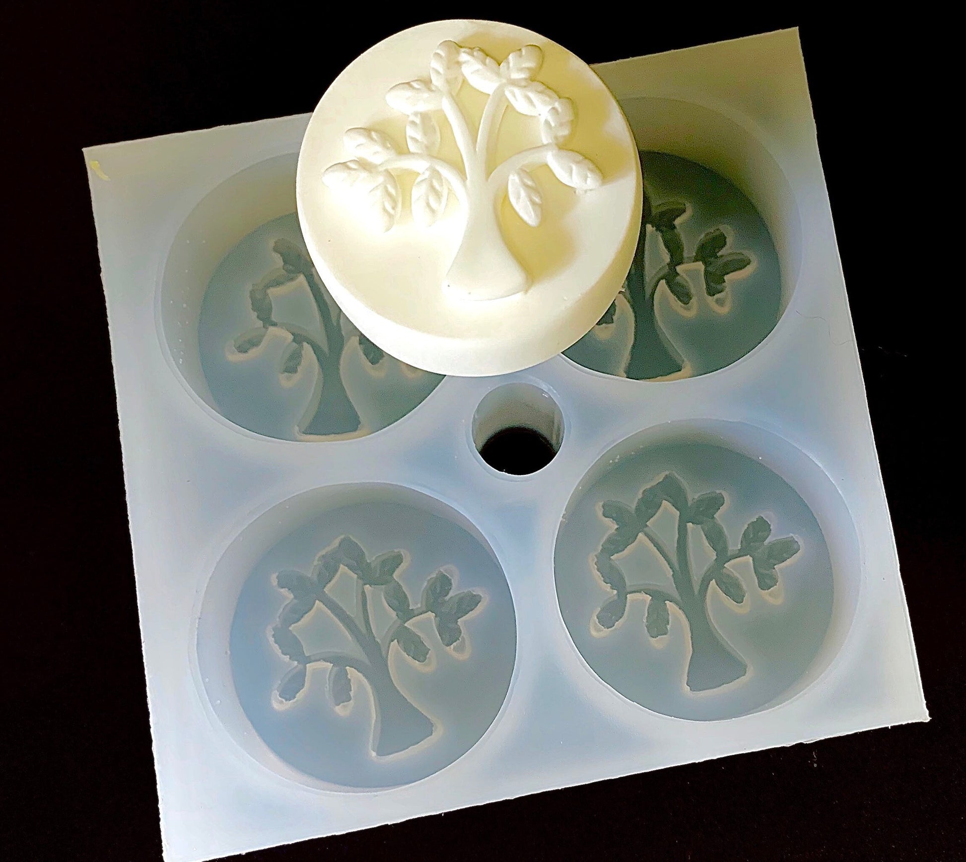 1 Cavity 3D Christmas Tree Silicone Soap Mold Soap Mold Silicone Molds  Christmas Tree Ice Mold Tree Mold Christmas Tree Candle Mold 