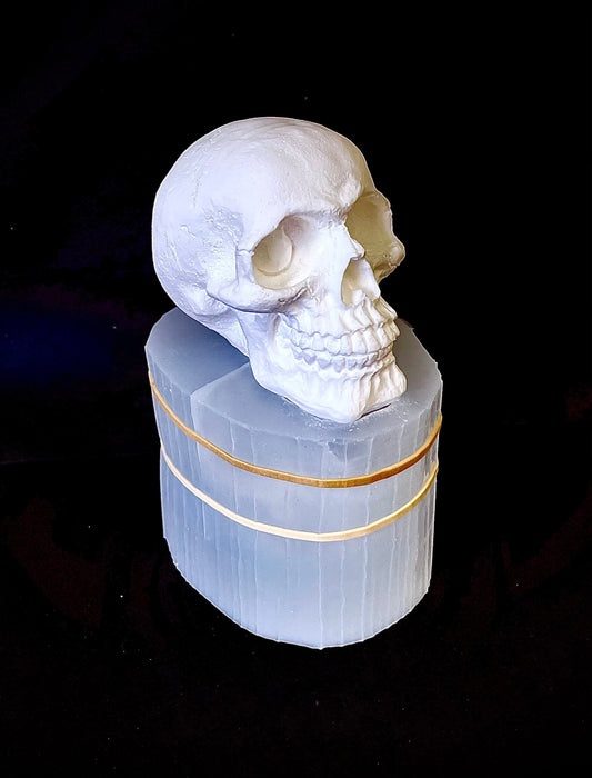 3D Silicone skull Mold - skull candle soap mold - chakra candle mold - homemade pillar candles - halloween candles