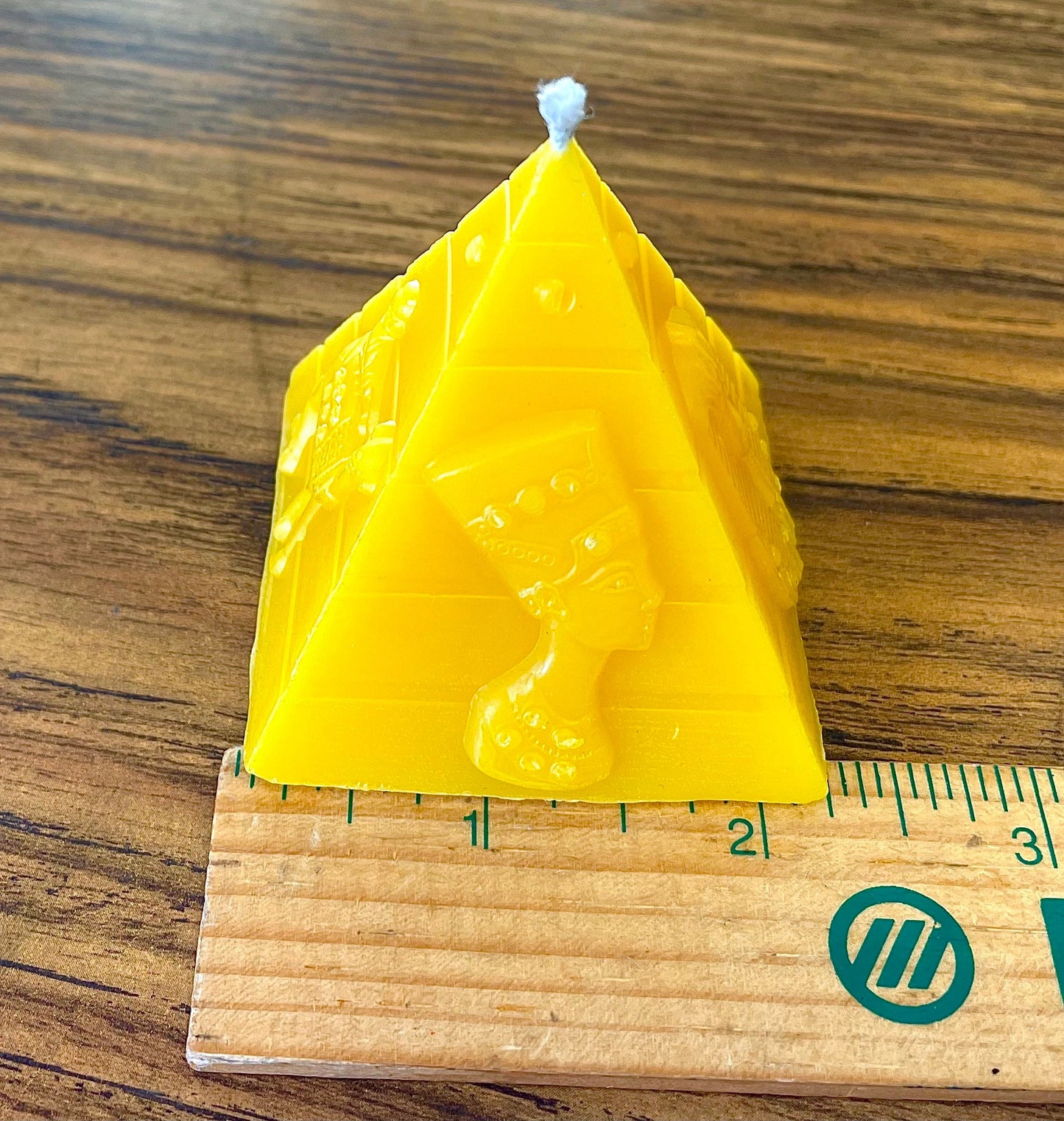 Silicone pyramid Mold - Egyptian pyramid - candle soap mold - pillar triangle candle mold - homemade - 2 1/4”