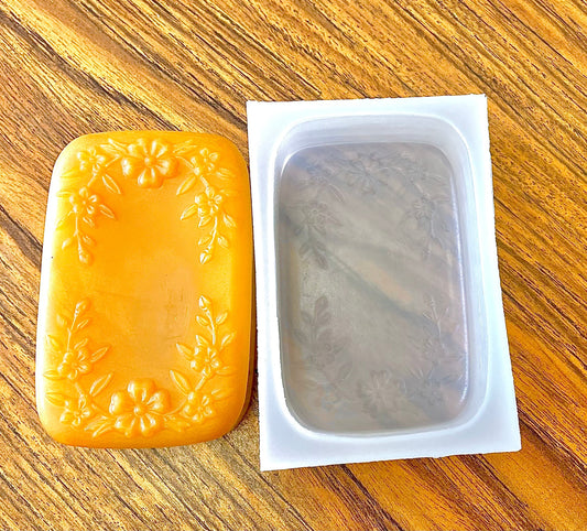 Silicone soap Mold - flower soap mold - Silicone flower Mold - single cavity mold - homemade soap mold - easy release
