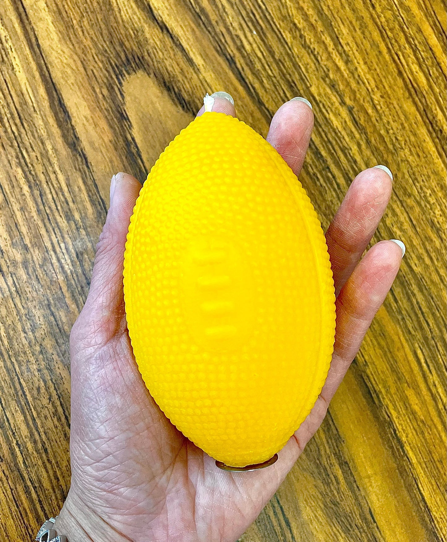 3D silicone football mold - football candle soap mold - ball mold - 4”