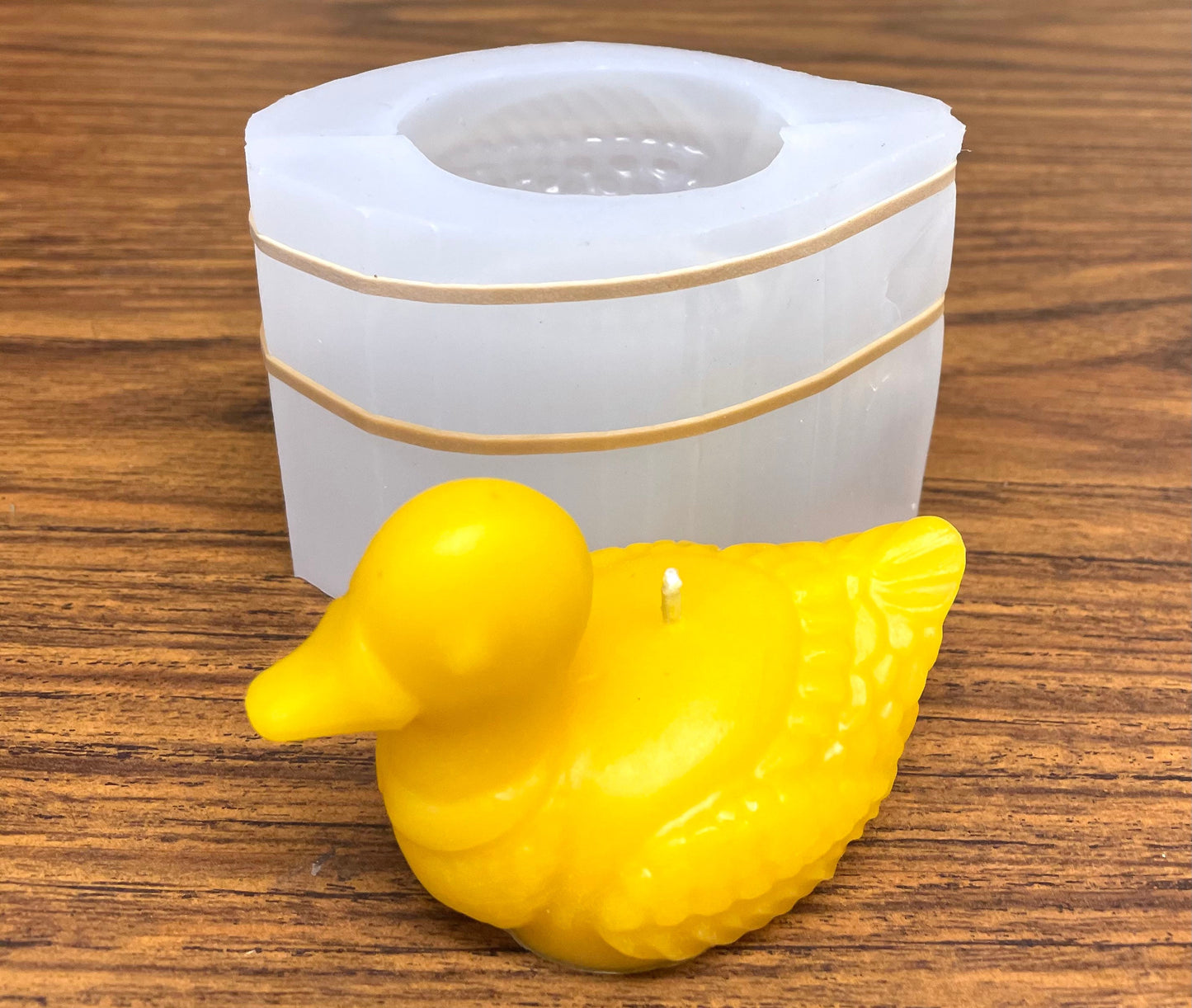 3D Silicone baby duck mold - farm animal candle soap mold - chocolate mold - homemade