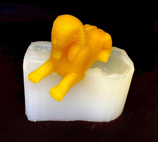 3” Small 3D Silicone Egyptian Sphinx Mold - small candle soap resin mold