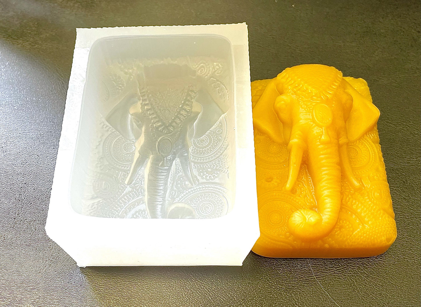 Silicone elephant Mold - elaphant soap mold - silicone soap mold - homemade silicone mold - indian elephant