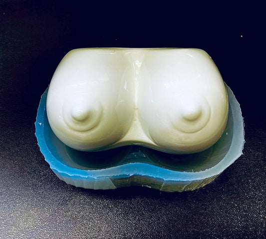3D silicone Female boob mold - silicone soap mold - adult mould
