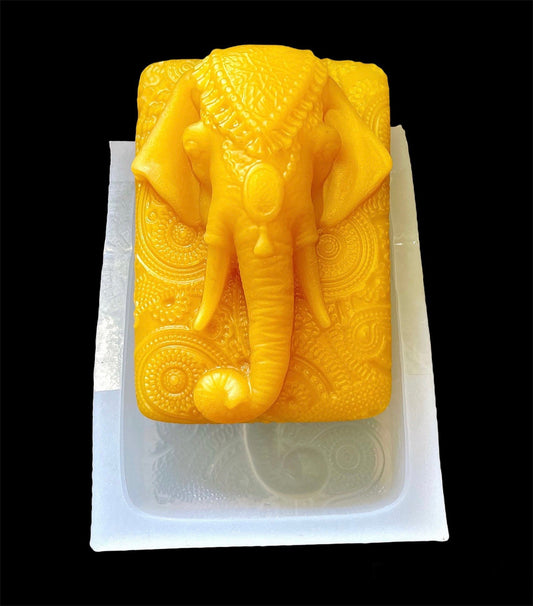 Silicone elephant Mold - elaphant soap mold - silicone soap mold - homemade silicone mold - indian elephant