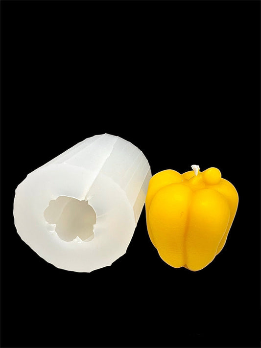 3D Silicone pepper Mold - candle soap resin mold
