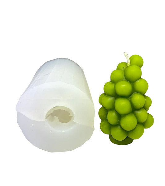 3D Silicone grapes candle soap resin Mold - lotion bar chocolate mold - pillar candle mold - fruit mold